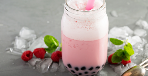 Strawberry Milk Tea | Oi Boba