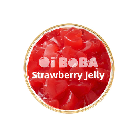 Coconut Jelly -  Strawberry(Heart & Strip Mix) 3.85kg