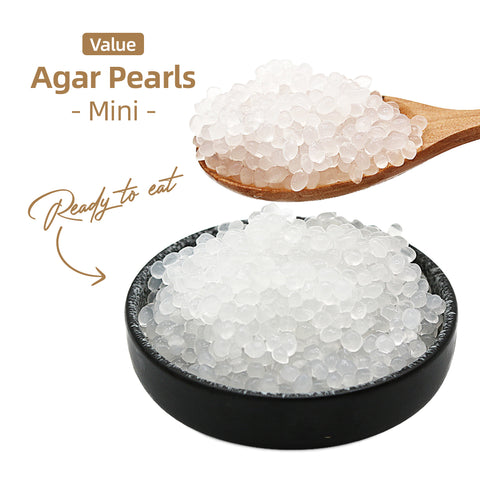 Value 5mm Mini Agar Pearls - 2kg (6 Bags/1 Carton)